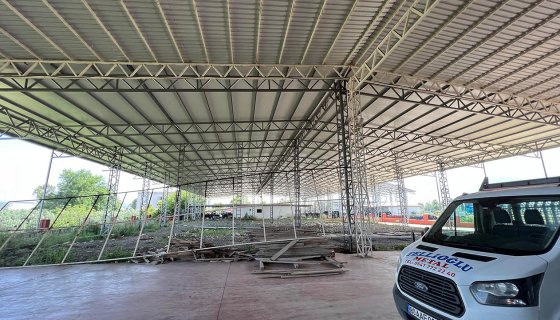 Tümosan Bayisi'nde Çelik Konstrüksiyon İmalatı